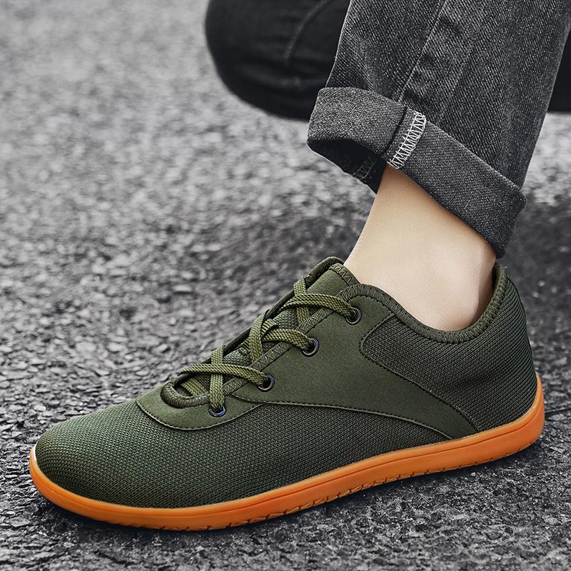 Мужские широкие босиком кроссовки для унисекс трейлраннинга нескользящие минималистичные кроссовки для ходьбы легкие дышащие уличные кроссовки большого размера