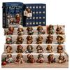 Halloween Gift for Kids 24 Days Advent Calendar 2026, Mini Highland Cow/Horse/Dog Figures Christmas Countdown Festive Atmosphere Props Calendar,