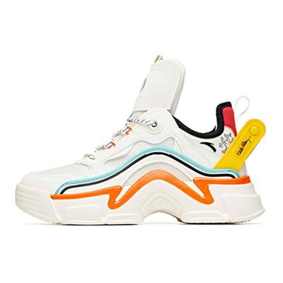 Keith Harry X Повседневные цветные амортизирующие износостойкие высокие кроссовки для папы женские кроссовки белые зеленые оранжевые 922038899-1