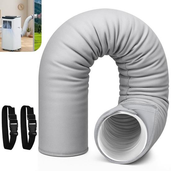 Комплект изоляционных чехлов для кондиционера Универсальный Легко устанавливаемый Изоляционная муфта для шланга портативного кондиционера Чехол-обертка для шланга кондиционера