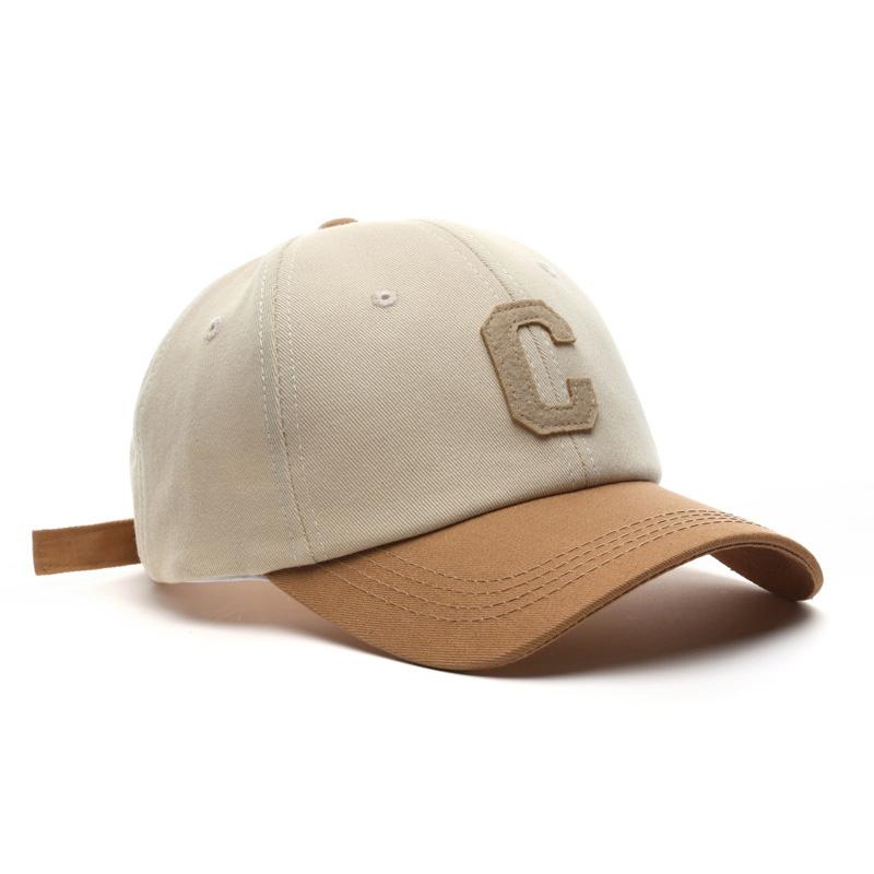 Бейсболка унисекс из хлопка для мужчин, повседневная кепка Snapback для женщин, летние солнцезащитные козырьки с буквой C в стиле пэчворк