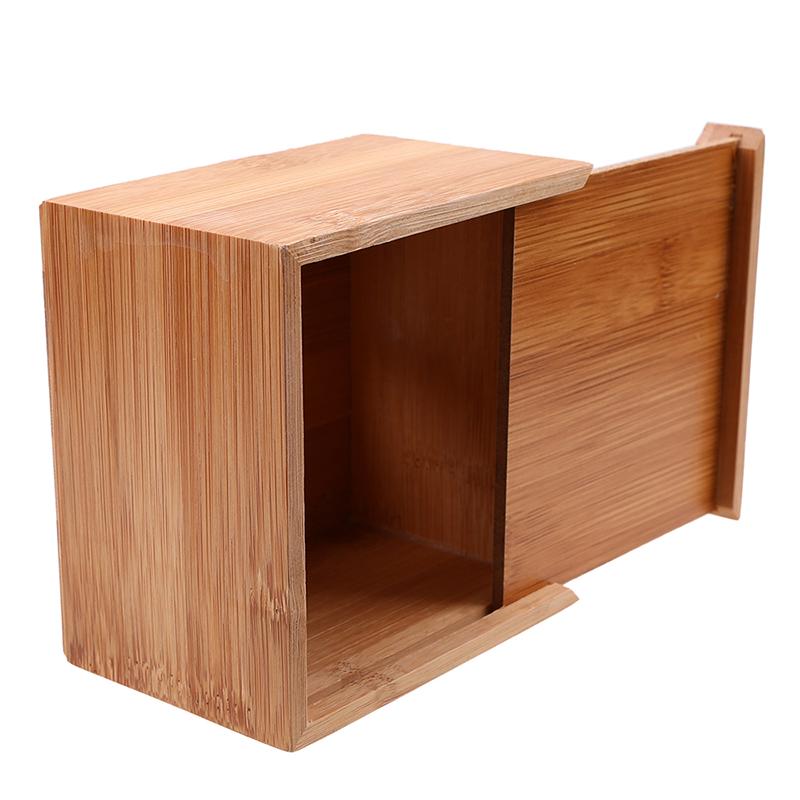 Wooden Tissue Box Home Tissue Storage Container Napkin Paper Holder Case for Office Hotel Decor