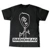 Футболка Radiohead Public Library, шелкография с Y2kb и ботинками, в ретро-стиле для любителей музыки, размер M...