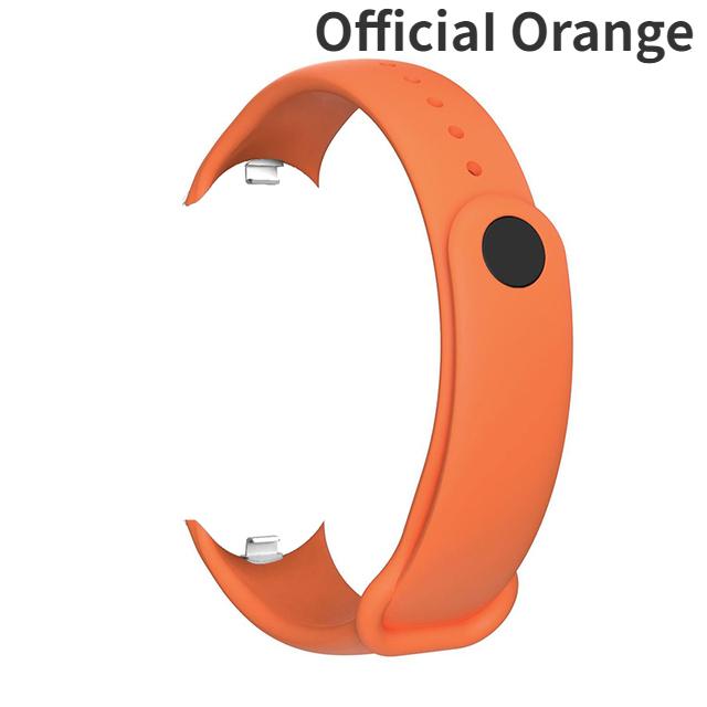 Ремешок LUJING для Xiaomi Mi Band 8, силиконовый спортивный ремешок, раздвижной демонтажный браслет для Mi Band 8, NFC браслет, аксессуары для умных часов