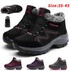 Warm Snow Boots Men Women Winter Cotton Shoes Non-slip Snow Outdoor Warm Fur Boots High Top Warm Furry Footwear Waterproof Warm Sneakers