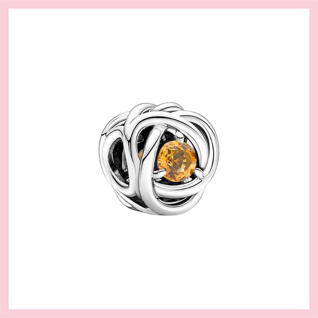 Бусины из стерлингового серебра 925 пробы с кубическим цирконием, подвески "Всевидящий глаз", подходят к оригинальному браслету, ювелирные изделия