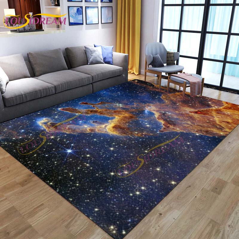 3D цветной космический коврик Galaxy ковер звездное небо ковер для гостиной спальня диван планета ковер детский игровой коврик напольный коврик домашний декор