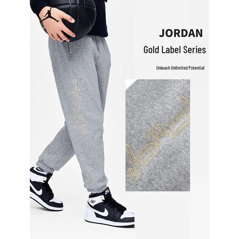 Jordan Спортивные и повседневные брюки AJ для детей с флисовой подкладкой