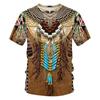 T-Shirt For Men Clothing Unisex Indian Style 3D Printed T Shirts Summer Tops Short Sleeve Fashion Casual Oversized Tees