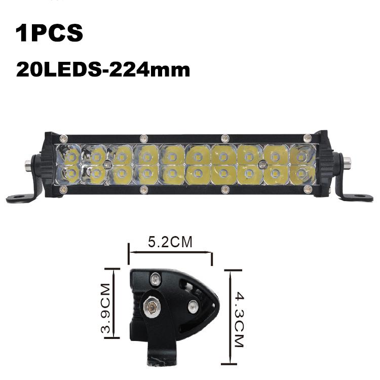 Тонкий светодиодный светильник ANMINGPU, комбинированный, 240 Вт, автомобильный рабочий свет, внедорожный светильник для грузовика 4X4, УАЗ, 4WD, ATV, UTV, Jeep, Lada, BMW, 60 Вт, 120 Вт, 180 Вт