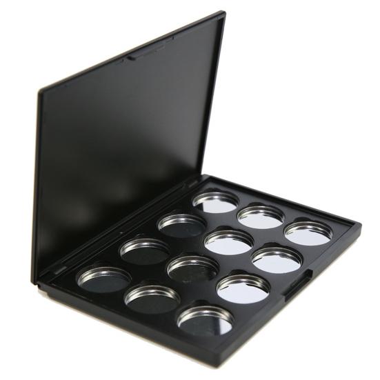 Makeup Tray Long Lifespan Lightweight Plastic Magnetic Eye Shadow Box Palette for Travel