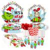 Christmas Party Decoration Tableware, Paper Cup Sets, Supplies, Paper Plates, Tissues, Tablecloths, Disposable Tableware Covers.
