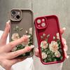 Soft Silicone Square Ladder Printing Pattern Phone Casing Full Cover Camera Shockproof Protection Rubber Case for iPhone Infinix Tecno OnePlus