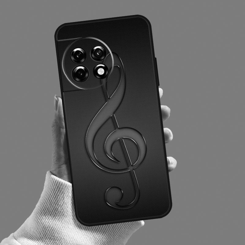 Чехол-футляр с нотным знаком скрипичного ключа для OnePlus Nord 5 CE 3 4 Lite N20 N30 OnePlus 15 13 12 11 8 9 10 Pro 10T 13T 13R