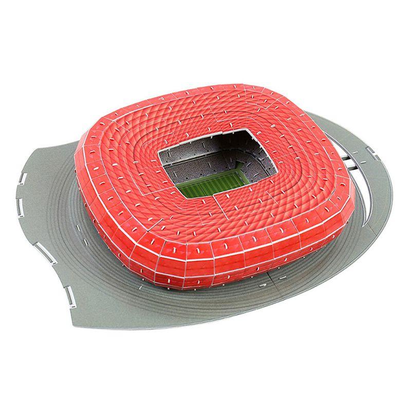 Изысканный 3D-пазл Модель футбольного поля Allianz Arena в Мюнхене Ручная работа Игрушка для энтузиастов