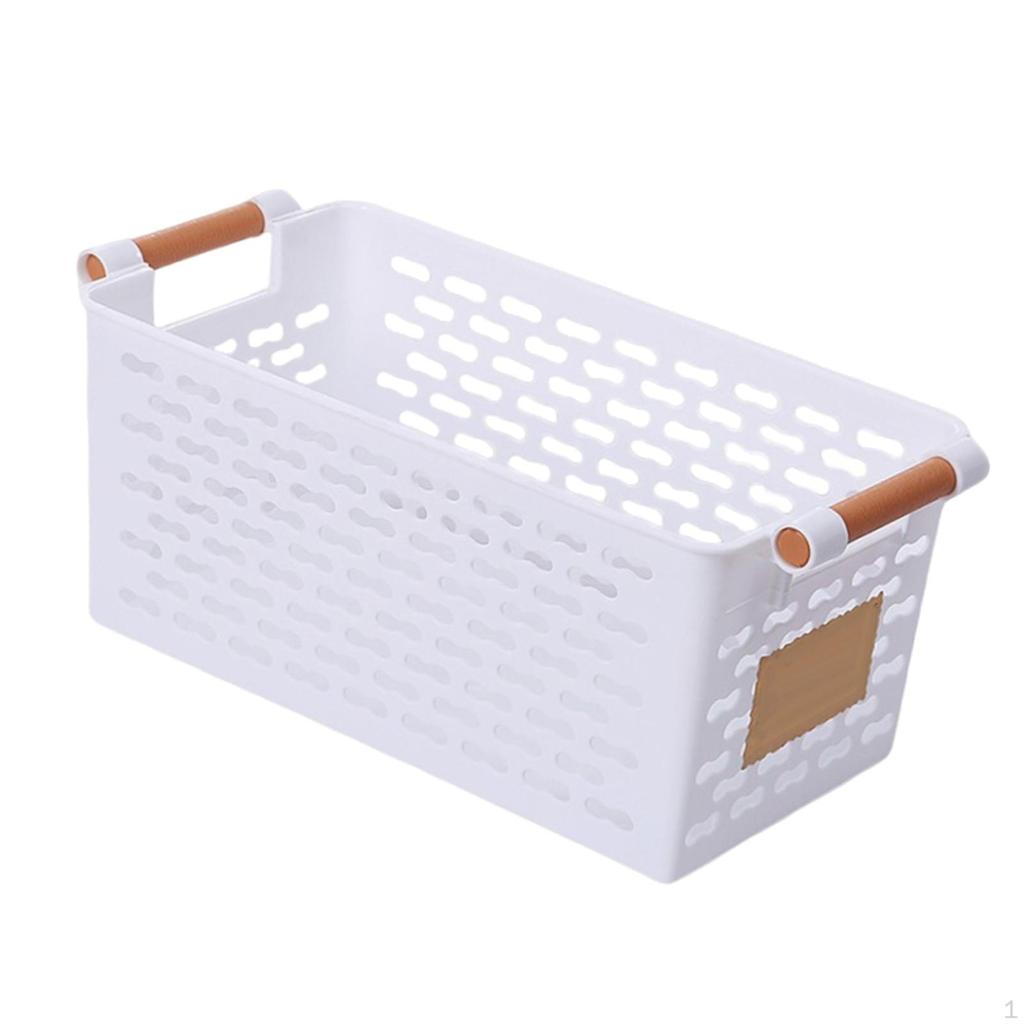 Настольная корзина для хранения косметический органайзер с ручками для дома
