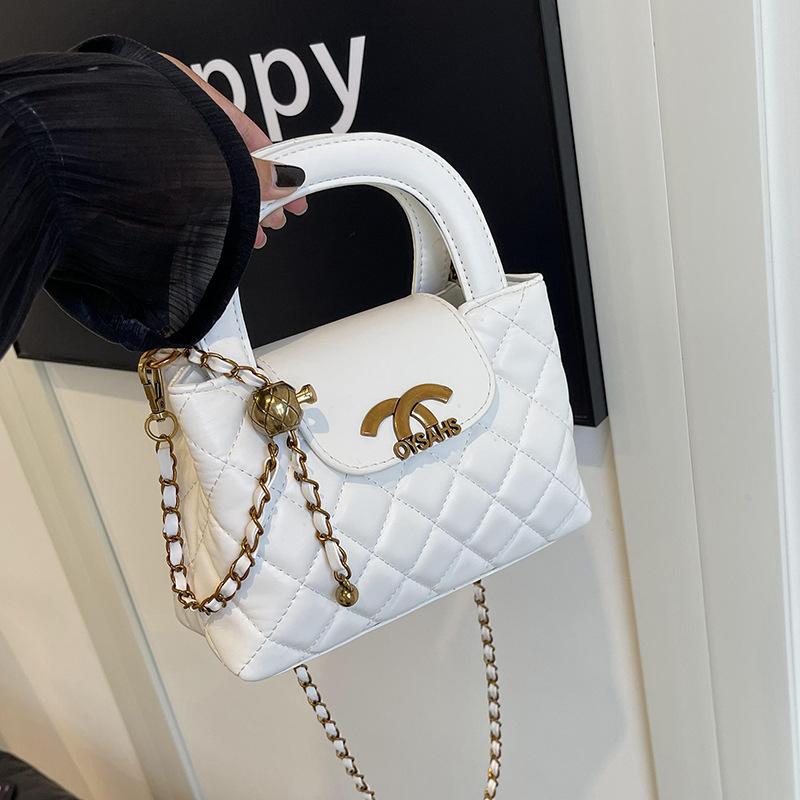 Премиальная сумка-цепочка с бриллиантами, женская новая модная сумка-мессенджер на весну и лето, универсальная сумка на плечо/подмышку