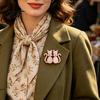 Sparkling Cat Brooch Two for Women, Lapel Pin with Rhinestone Durable Metal Jewelry Bow, Animal Shape Suits Shirts Sweaters Dresses Elegant