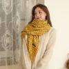 Cashmere Scarf Women's Winter Warm Fringed Shawl Men's Autumn and Winter Wool Scarf Imitation Cashmere Houndstooth Scarf