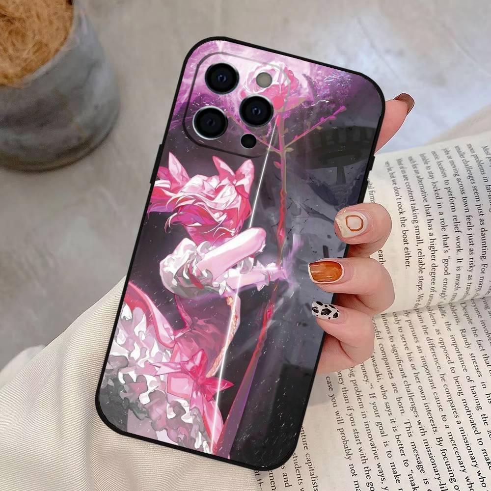Puella Magi Madoka Magica Чехол для телефона Силиконовый Мягкий Для IPhone 17 16 15 14 13 12 11 X XR Plus Pro Max Plus