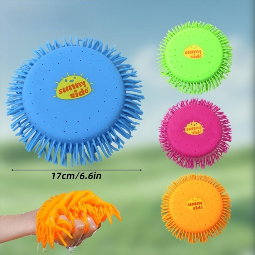 Stress Relieving Soft Flying Saucer Floatable Outdoor Flying Disc Stress Disc Beach Activities
