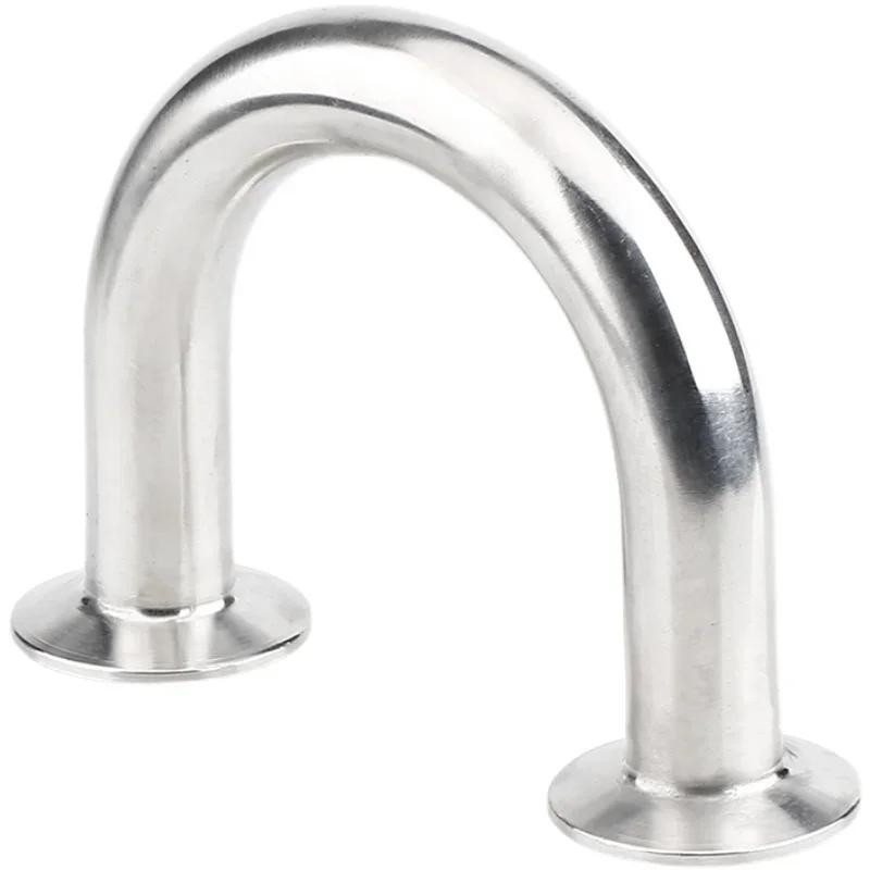 19 25 32 38 45 51 мм Наружный диаметр трубы x 1,5" 2" Зажим Tri Clamp Угольник 180 градусов Нержавеющая сталь 304 316 Санитарный фитинг для труб Домашнее пивоварение