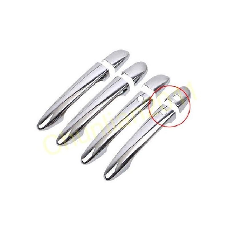 Door Handle Cover Trim for 2017- Mazda CX-5 Smart Keyhole ABS Chrome 8PCS