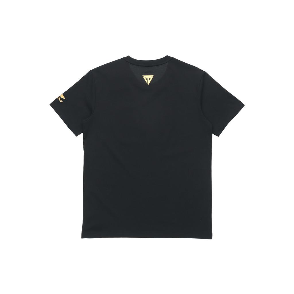 Спортивная модная коллекция Li Ning Футболка Унисекс Черный AHSR661-2