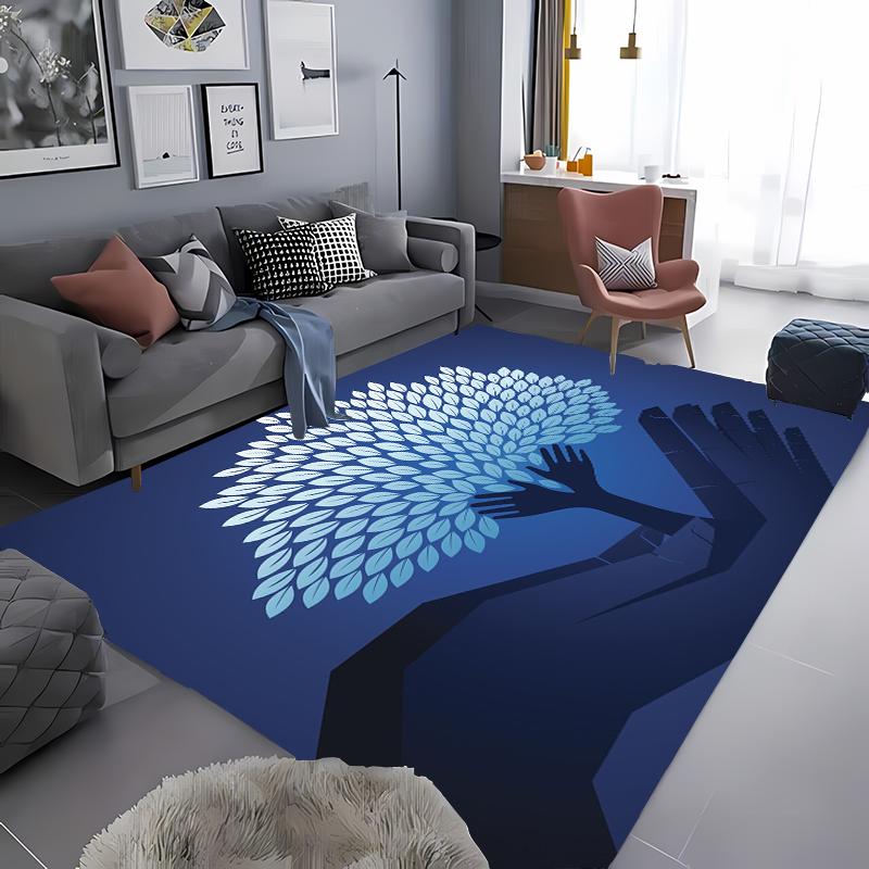 3D Artwork Trees Printing Large Area Carpets for Home Living Room Kids Bedroom Sofa Doormat Kitchen Floor Rugs Anti-slip Decor