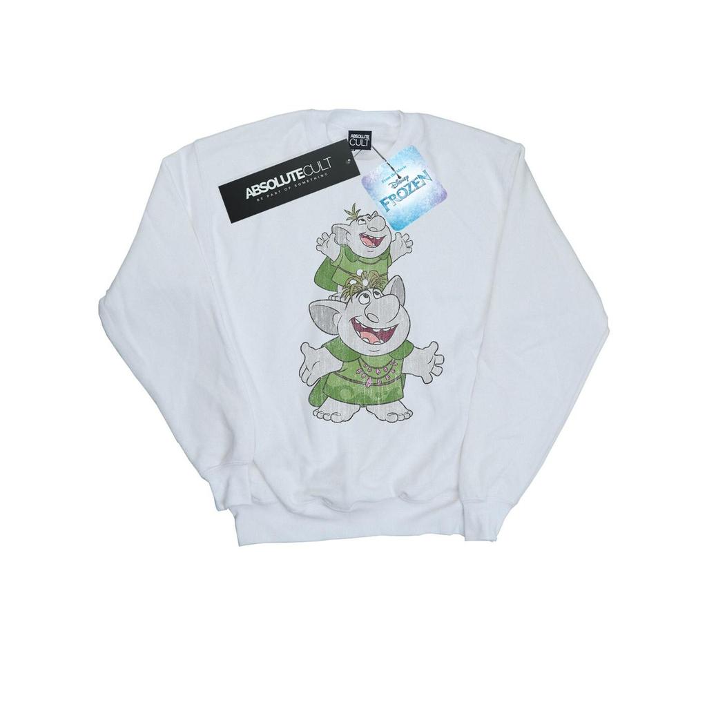 Disney Mens Frozen Handstacking Trolls Sweatshirt