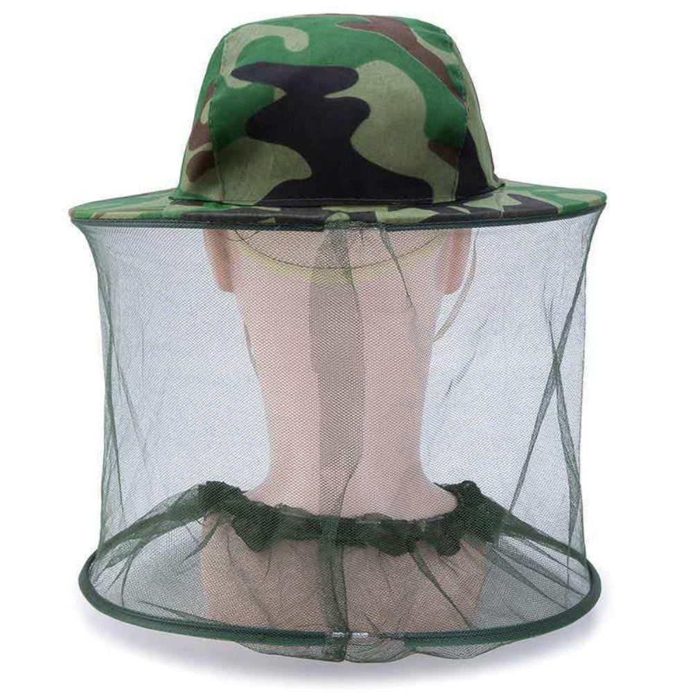 Face Protector Beekeeping Hat Outdoor Fishing Sun Cap Insect Mesh Hat Anti Bee Hat Mosquito Net Hat