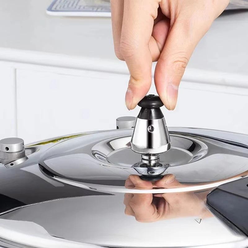 High Pressure Cookware BPA Free Stainless Iron with Pressure Valve for Healthy Home Cooking Meals