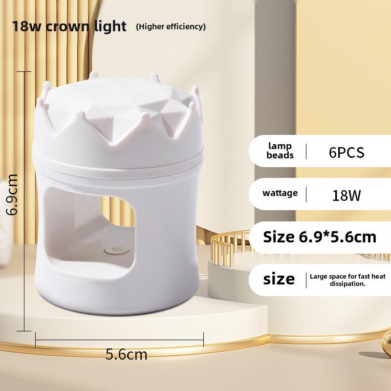 Портативная мини-лампа для отверждения ногтей - быстросохнущая ручная терапевтическая лампа