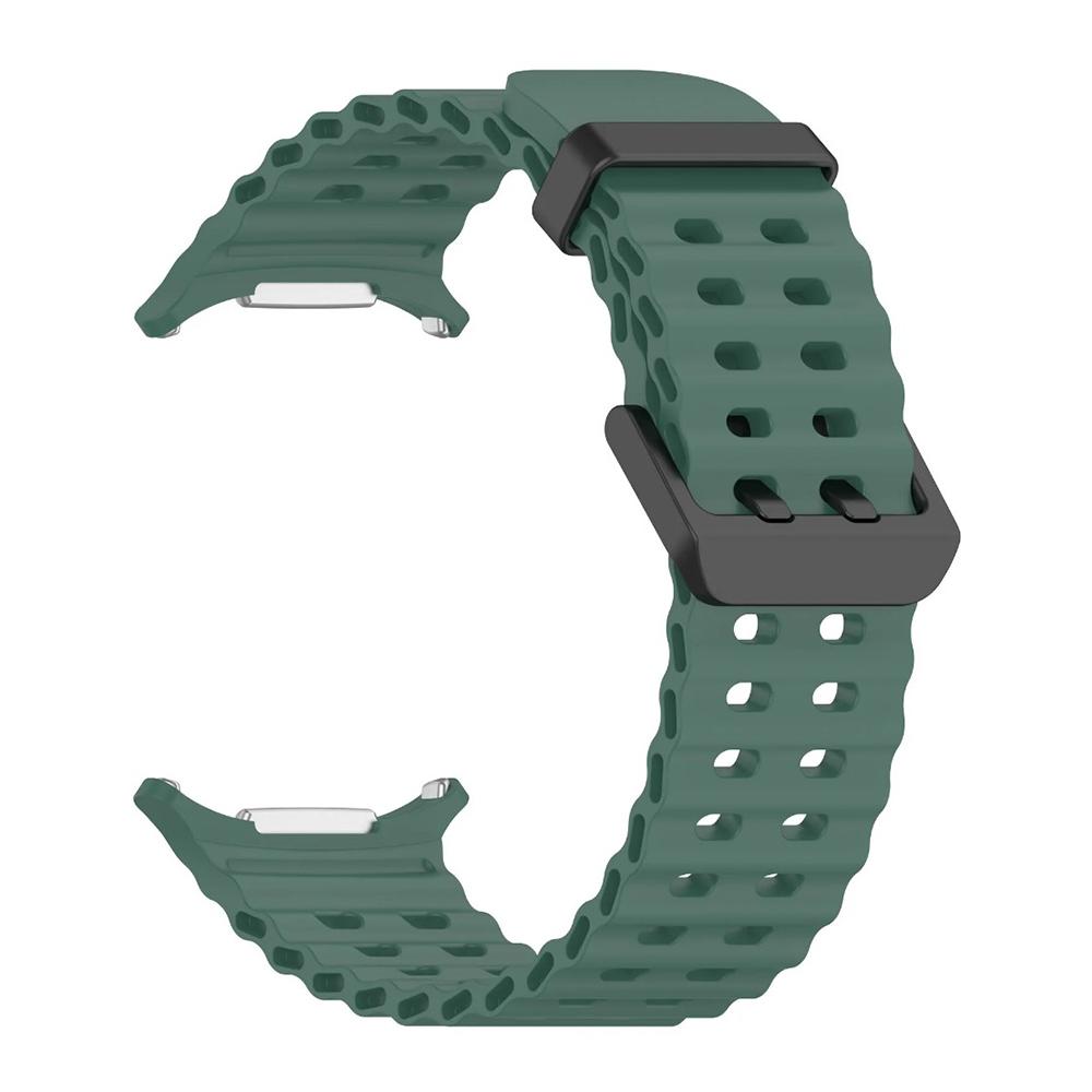 Ремешок Ocean для Samsung Galaxy Watch Ultra Спортивный силиконовый ремешок для Galaxy Watch 8-7 Ultra 47 мм Официальный оригинальный ремешок