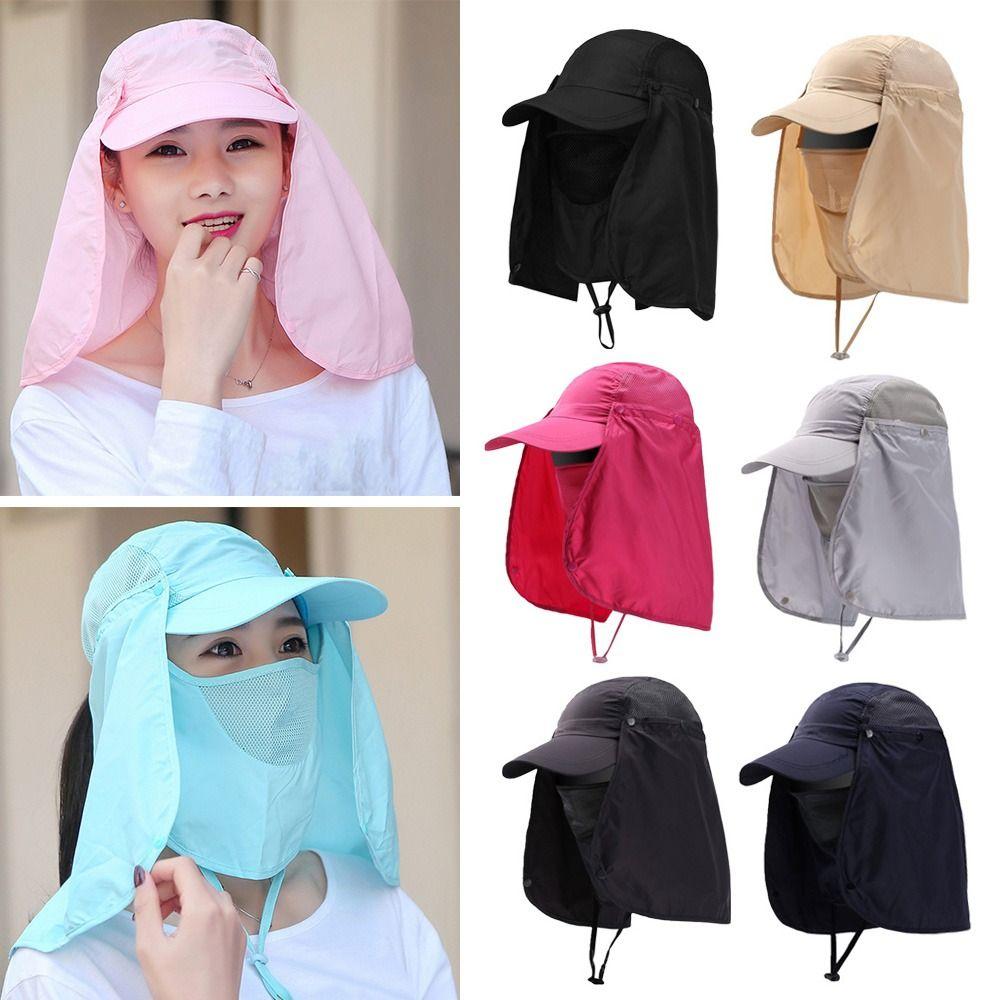 Neck Face UV Sun Protection Breathable Fishing Sun Hat Baseball Cap Sunshade Hat Fisherman Cap