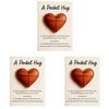 Golf Pocket Hug with Card Heart-Shaped Softball Golf Ball Pocket Hug Token Encouragement Keepsake Gift for Softball Lovers Golfers Sports Enthusiasts