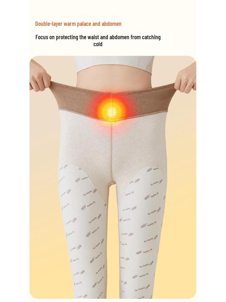 Очень теплые флисовые термобрюки с наколенниками, реагирующие на температуру, высокоэластичные, утягивающие, идеальные для холодной погоды