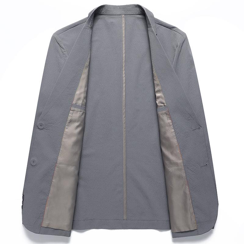 Костюм Весна и Лето Подкладка Тонкий Мужской Повседневный Костюм Корейский Стиль Тонкий Мужской Повседневный Костюм