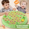 Kids Memory Flip Chess Game 2 Players Animal Vehicle Fruit Career Chess Matching Board