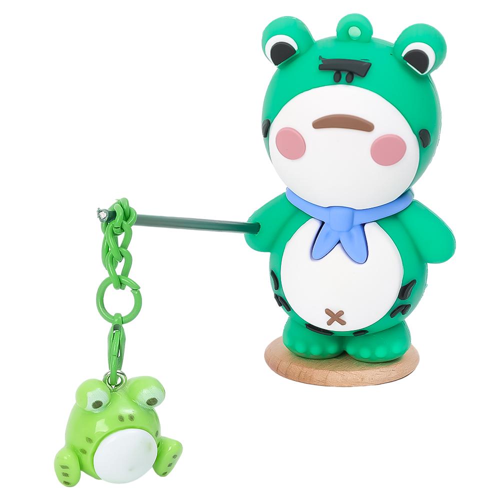 Мини-скульптура Лягушка-принц Креативные украшения для центральной консоли автомобиля, дома, сада, рабочего стола, поделки из мультяшных кукол своими руками, орнамент