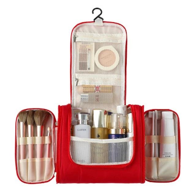 Новая дорожная сумка-органайзер для макияжа, нейлоновая женская косметичка, подвесные дорожные косметички, органайзер для мытья туалетных принадлежностей, сумки для хранения