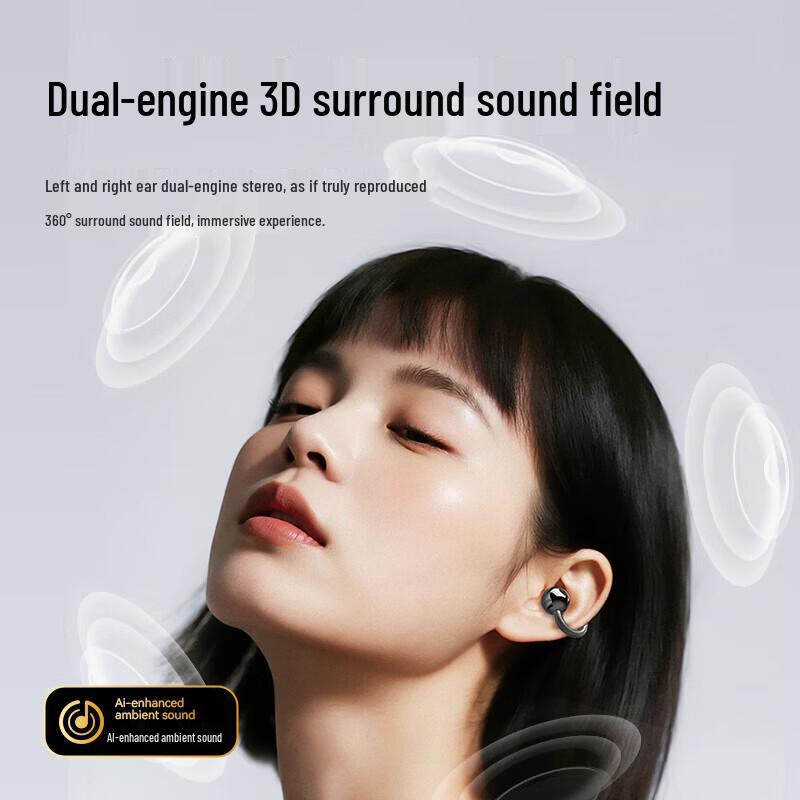 Philips Little Bell TAQ5020 Open-Ear Clip Wireless Bluetooth Earbuds