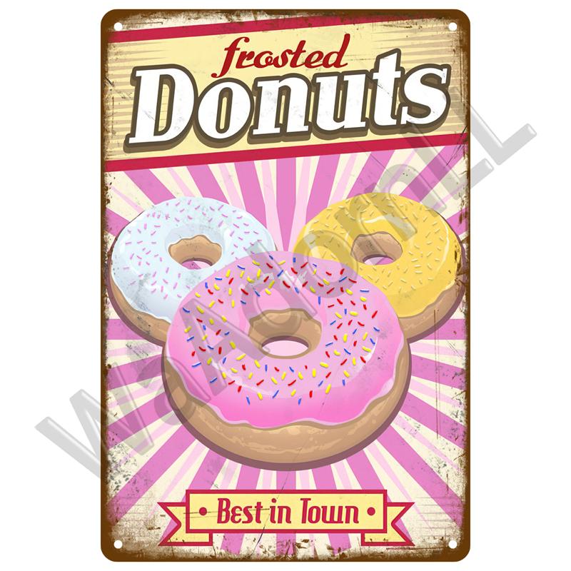 Ретро-тарелка, фаст-фуд, винтажная жестяная табличка, металлическая табличка, хот-дог, постер, домашний декор для кухни, кафе, бара, живопись