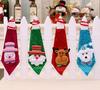 1шт регулируемый галстук с пайетками Санта-Клаус рождественская детская бабочка для вечеринки