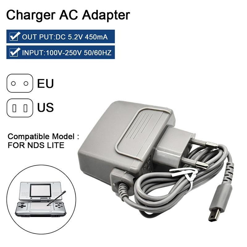 Для DSL DS Lite NDSL AC 100-240V Адаптер Дорожное Настенное Зарядное Устройство с EU US Штекером Адаптер Зарядки Блок Питания Игровые Аксессуары