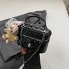 Premium Sense Small Fragrant Wind Rhombus Chain Portable Box Bag Женская иностранная универсальная сумка через плечо