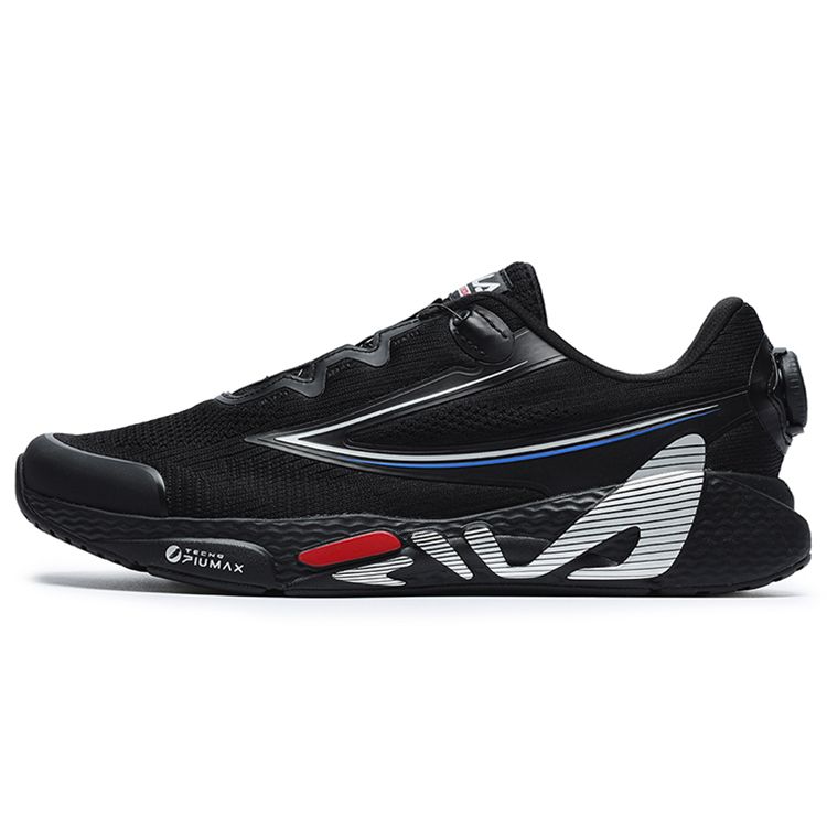 Fila Mind BOA Aerobic Fitness Shock Absorption Durable Low-Top Training Shoes Men Sneaker Black A12M231308FBK