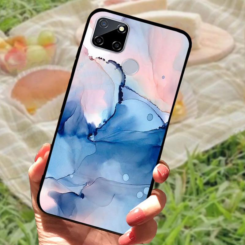 Чехол для OPPO Realme C21Y Мраморная Мода Мягкий Силиконовый Чехол для Realme C21 C25 C25s Чехлы для Телефона Защитный Realmi C 21 Y Capa