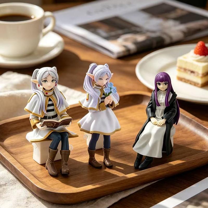 Anime Girl Figure Frieren Beyond Journey's End Noodle Stopper Sousou no Frieren Action Figure Collectible Model Toys Gift
