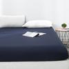 Waterproof Fitted Sheet King Mattress Protector Cover Solid Color Breathable Fabric Easy To Install King Size Mattress Cover Protector